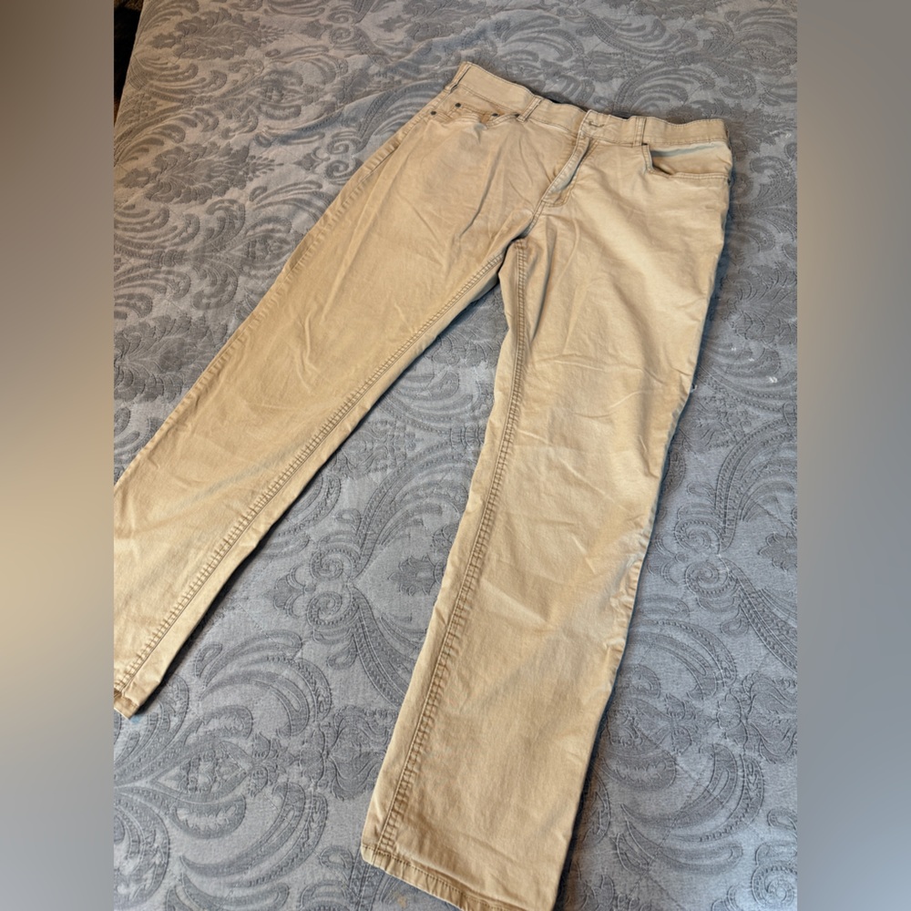 Mason Beige Straight Fit Pants